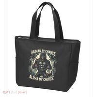 Human By Chance Alpha By Choice Alpha Wolf Tote Bag thumb 3