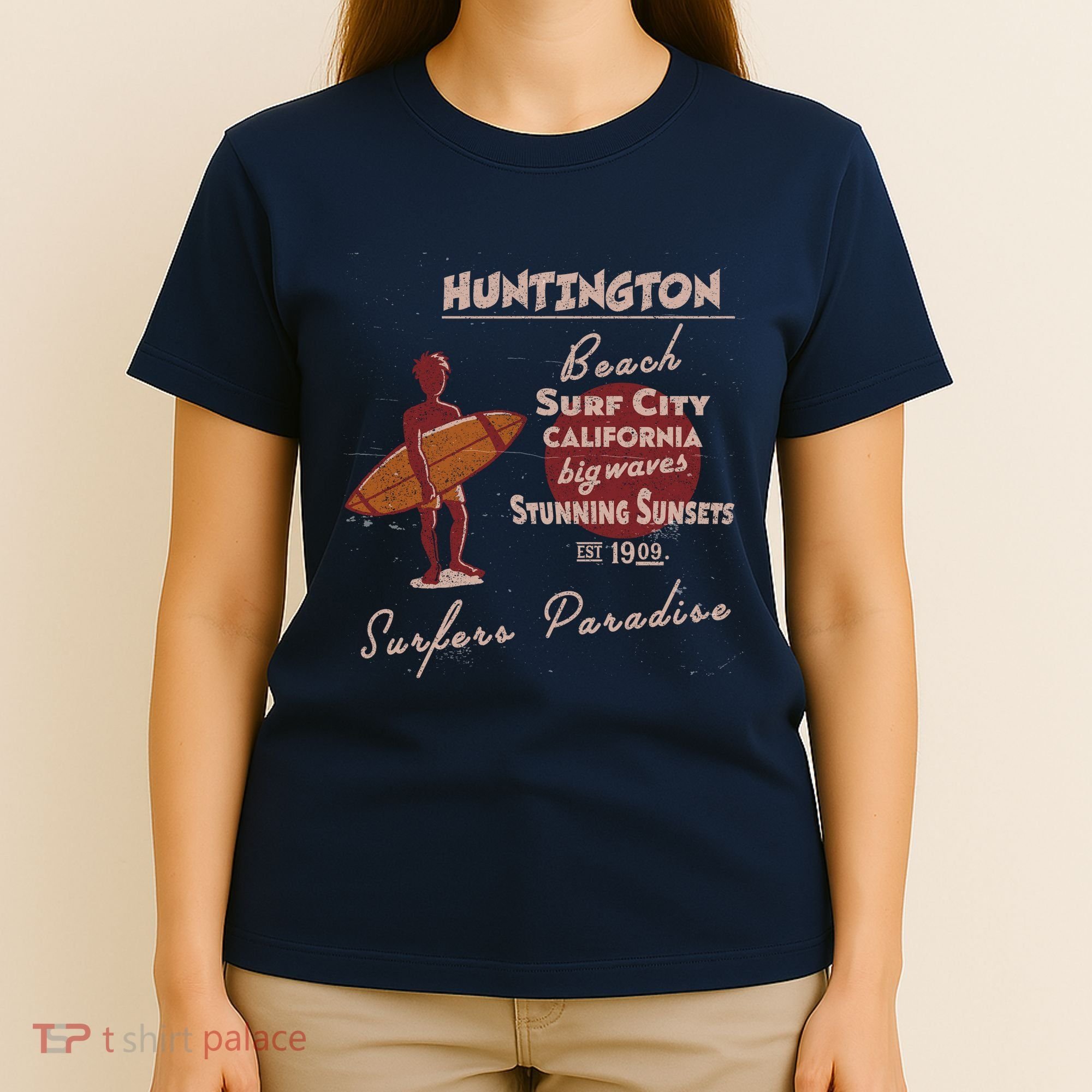Huntington Beach California Vintage T-Shirt