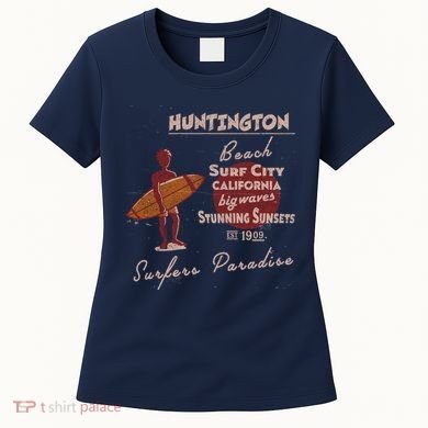 Huntington Beach California Vintage Women's T-Shirt