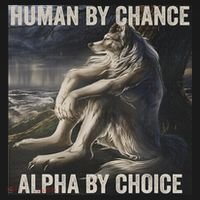 Human By Chance Alpha By Choice Cool Weird Alpha Wolf Meme Bucket Hat thumb 4