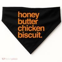 Honey Butter Chicken Biscuit Texas Pride USA-Made Doggie Bandana thumb 0