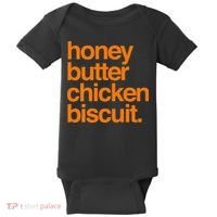 Honey Butter Chicken Biscuit Texas Pride Baby Bodysuit thumb 0