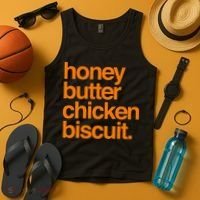 Honey Butter Chicken Biscuit Texas Pride Tank Top thumb 4