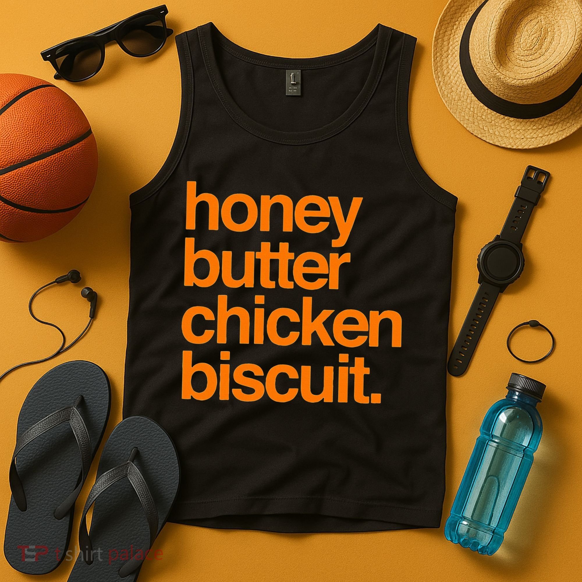 Honey Butter Chicken Biscuit Texas Pride Tank Top
