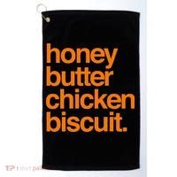 Honey Butter Chicken Biscuit Texas Pride Golf Towel thumb 0