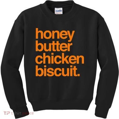 Honey Butter Chicken Biscuit Texas Pride Kids Sweatshirt