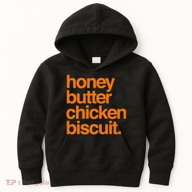Honey Butter Chicken Biscuit Texas Pride Kids Hoodie