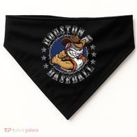 Houston Baseball Cartoon USA-Made Doggie Bandana thumb 0