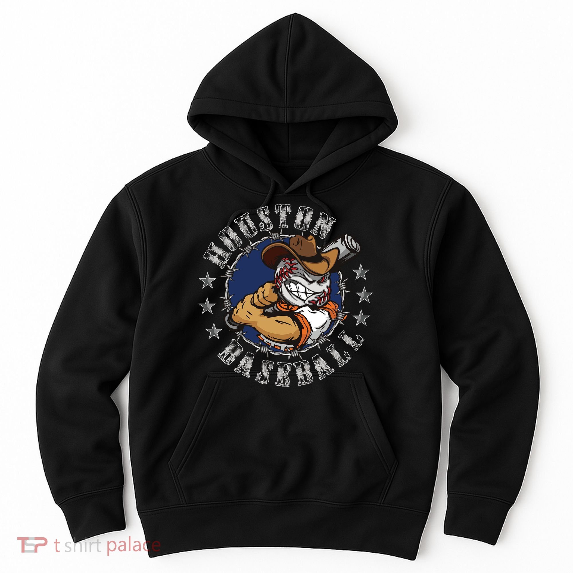 Houston Baseball Cartoon Hoodie