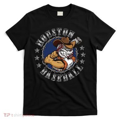 Houston Baseball Cartoon T-Shirt