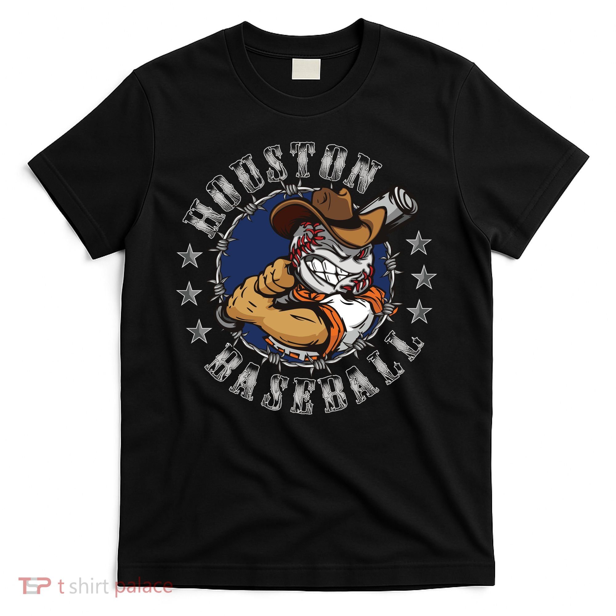Houston Baseball Cartoon T-Shirt