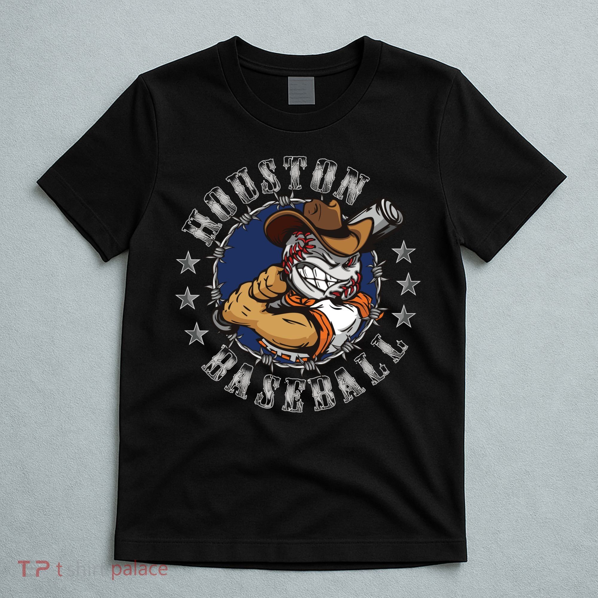 Houston Baseball Cartoon T-Shirt