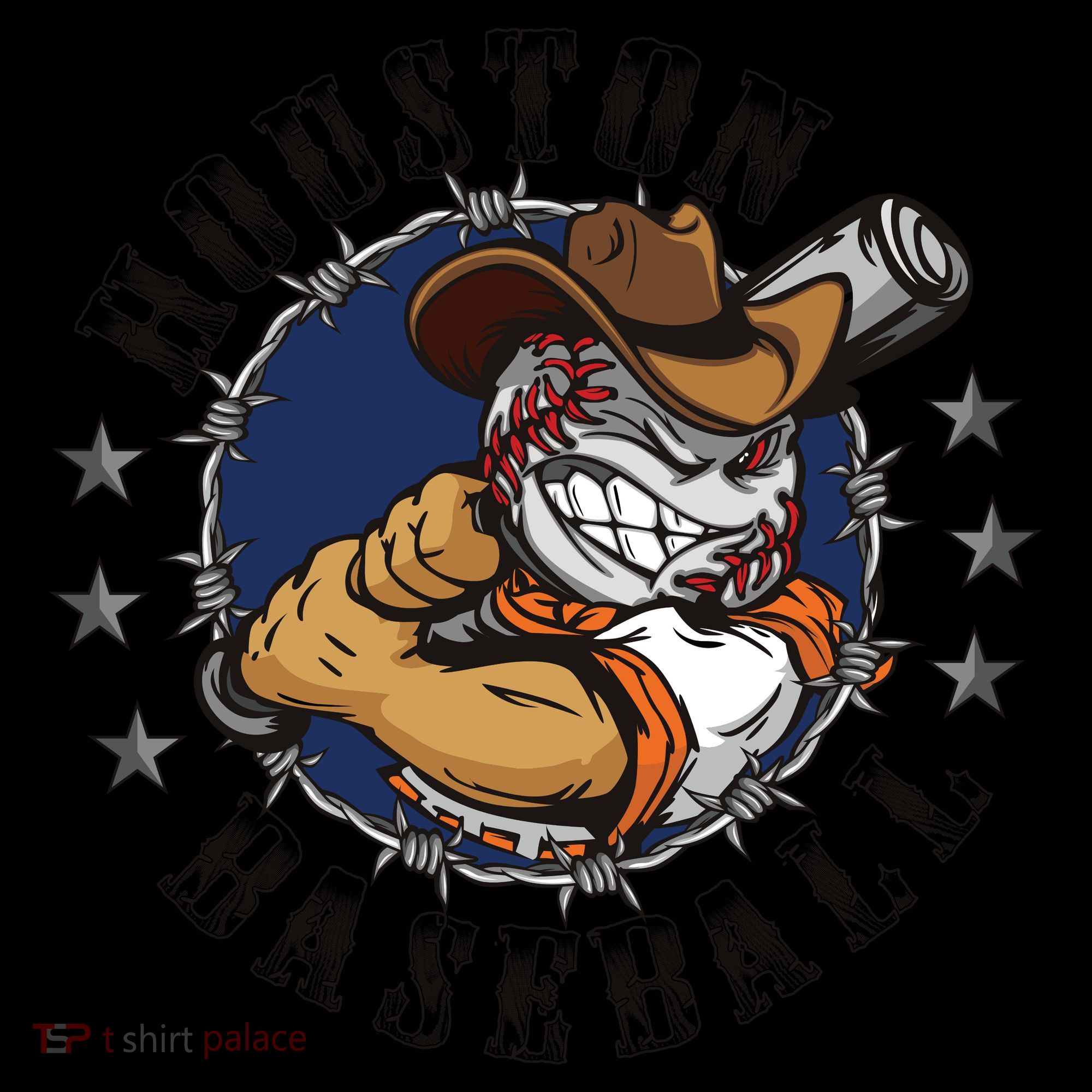 Houston Baseball Cartoon Coffee Mug