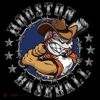Houston Baseball Cartoon Mousepad thumb 1
