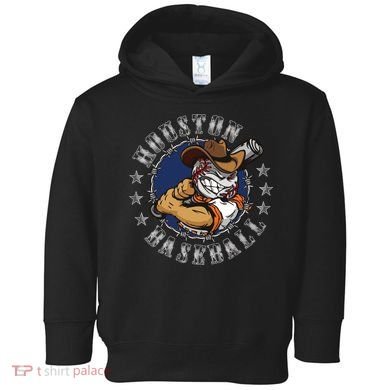 Houston Baseball Cartoon Toddler Hoodie
