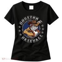 Houston Baseball Cartoon Women's T-Shirt thumb 0