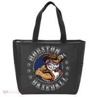 Houston Baseball Cartoon Tote Bag thumb 0