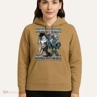 Human By Chance Alpha By Choice Cool Weird Alpha Wolf Meme Gift Hoodie thumb 5