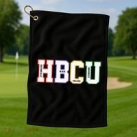 Historically Black College University Student HBCU Made Golf Towel thumb 1