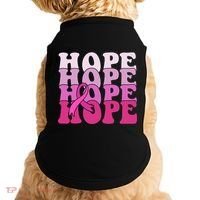 Hope Breast Cancer Awareness Ribbon Doggie Tank thumb 0
