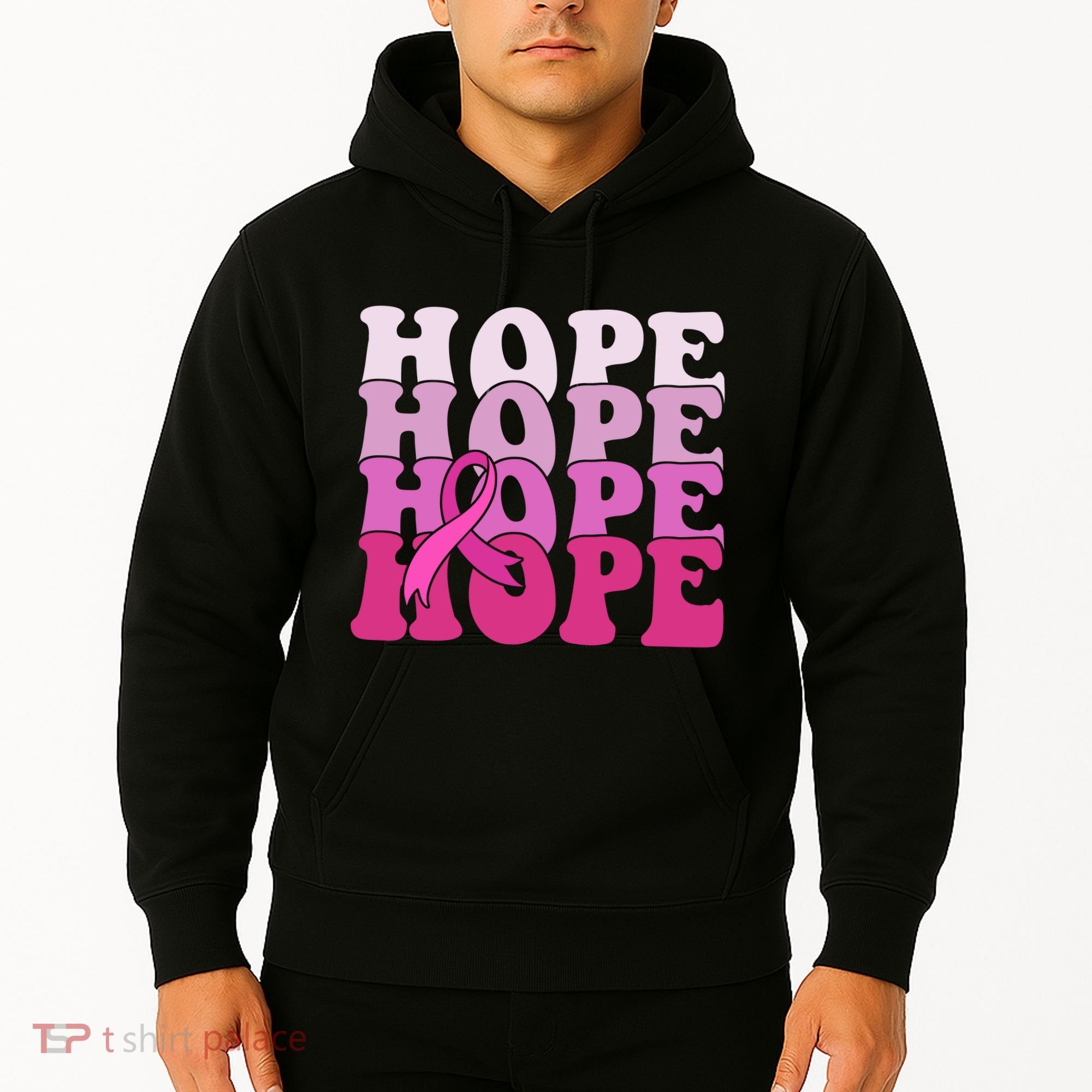 Hope Breast Cancer Awareness Ribbon Hoodie