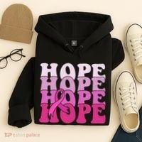 Hope Breast Cancer Awareness Ribbon Hoodie thumb 4