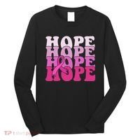 Hope Breast Cancer Awareness Ribbon Long Sleeve Shirt thumb 0