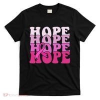 Hope Breast Cancer Awareness Ribbon T-Shirt thumb 0