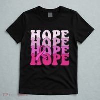 Hope Breast Cancer Awareness Ribbon T-Shirt thumb 5
