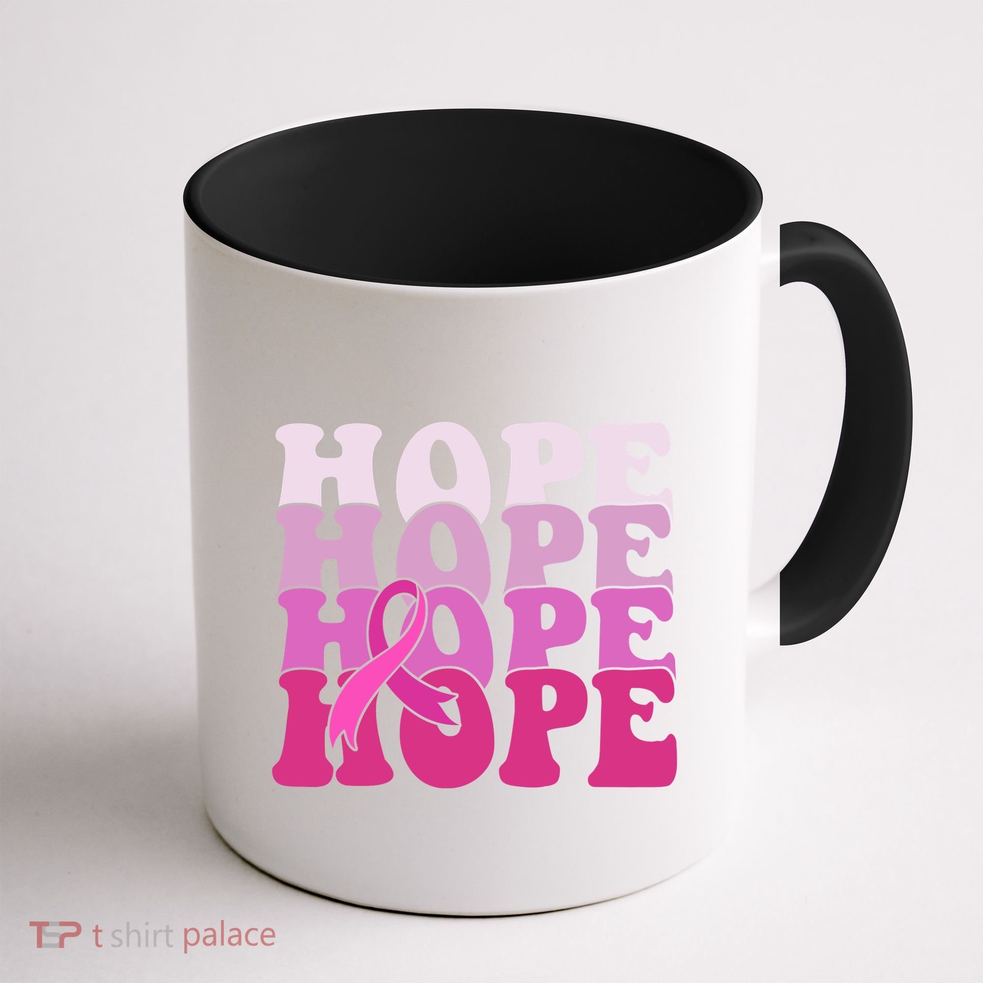 Hope Breast Cancer Awareness Ribbon Coffee Mug