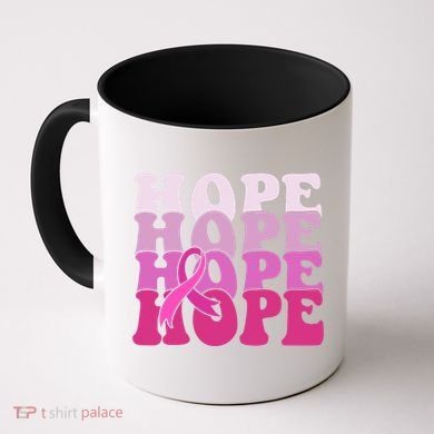 Hope Breast Cancer Awareness Ribbon Coffee Mug