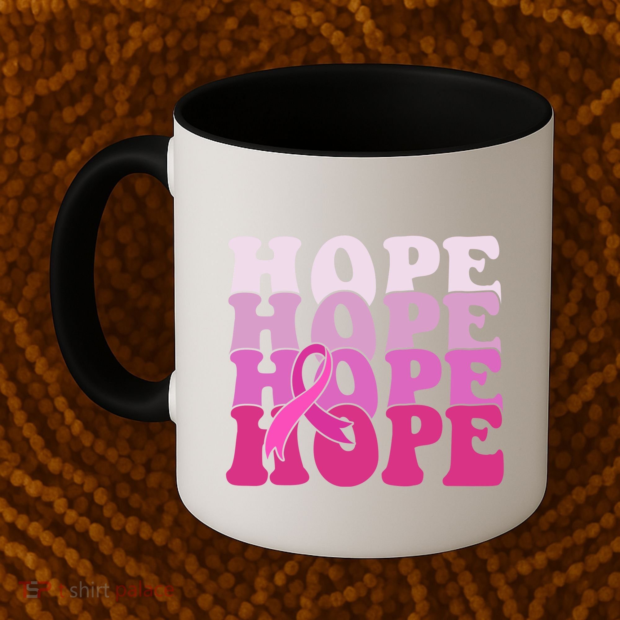 Hope Breast Cancer Awareness Ribbon Coffee Mug