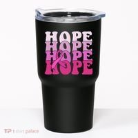 Hope Breast Cancer Awareness Ribbon Tumbler thumb 0