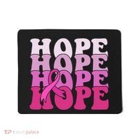 Hope Breast Cancer Awareness Ribbon Mousepad thumb 0