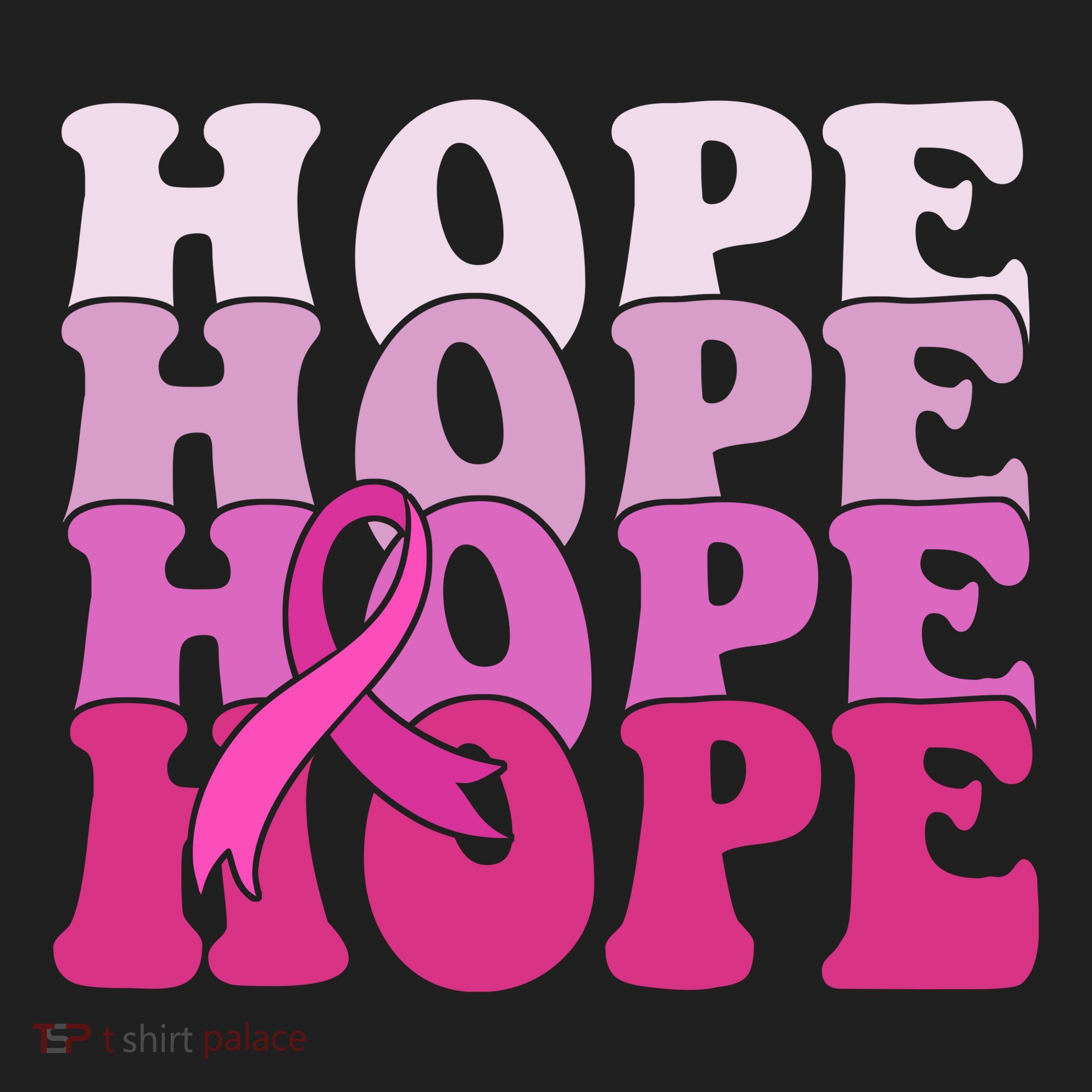 Hope Breast Cancer Awareness Ribbon Hat