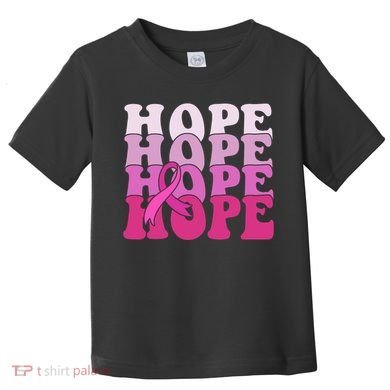 Hope Breast Cancer Awareness Ribbon Toddler T-Shirt