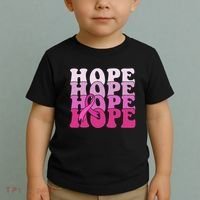 Hope Breast Cancer Awareness Ribbon Toddler T-Shirt thumb 2