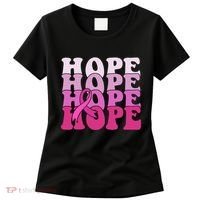 Hope Breast Cancer Awareness Ribbon Women's T-Shirt thumb 0