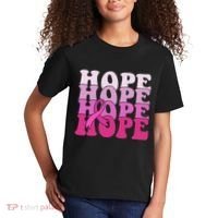 Hope Breast Cancer Awareness Ribbon Kids T-Shirt thumb 2