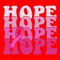 Hope Breast Cancer Awareness Ribbon Santa Hat thumb 1