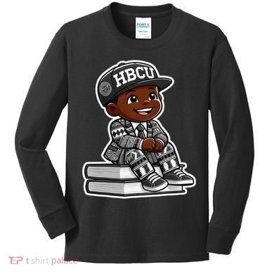 Historically Black college HBCU Apparel Kids Long Sleeve Shirt