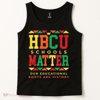 HBCU Black College School Matters African American Student Tank Top thumb 2