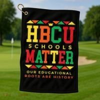HBCU Black College School Matters African American Student Golf Towel thumb 1