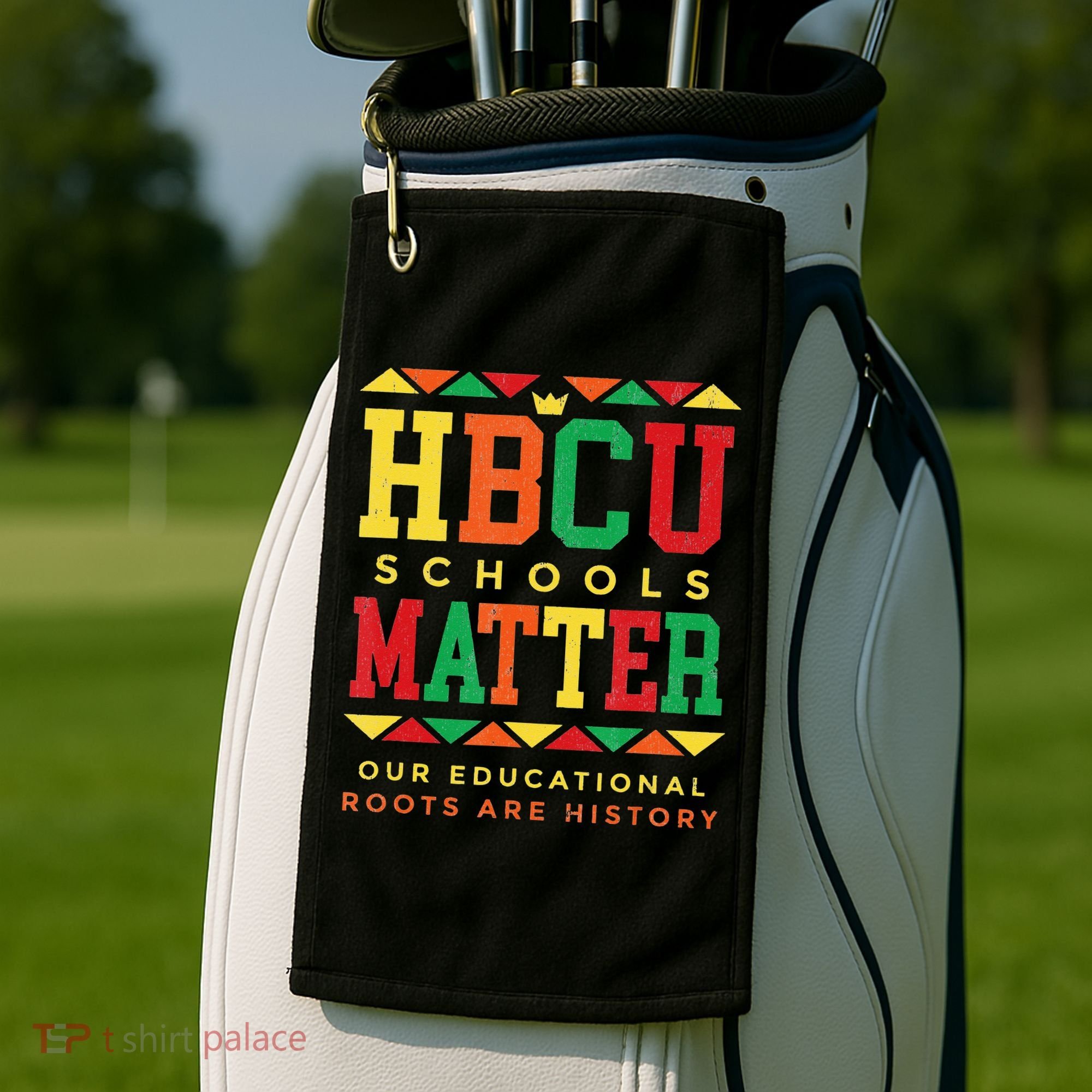 HBCU Black College School Matters African American Student Golf Towel
