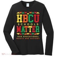 HBCU Black College School Matters African American Student Women's Long Sleeve Shirt thumb 0