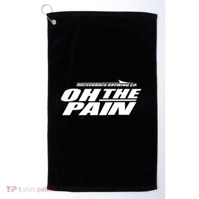 Hackensack Brewing Co Oh The Pain Golf Towel