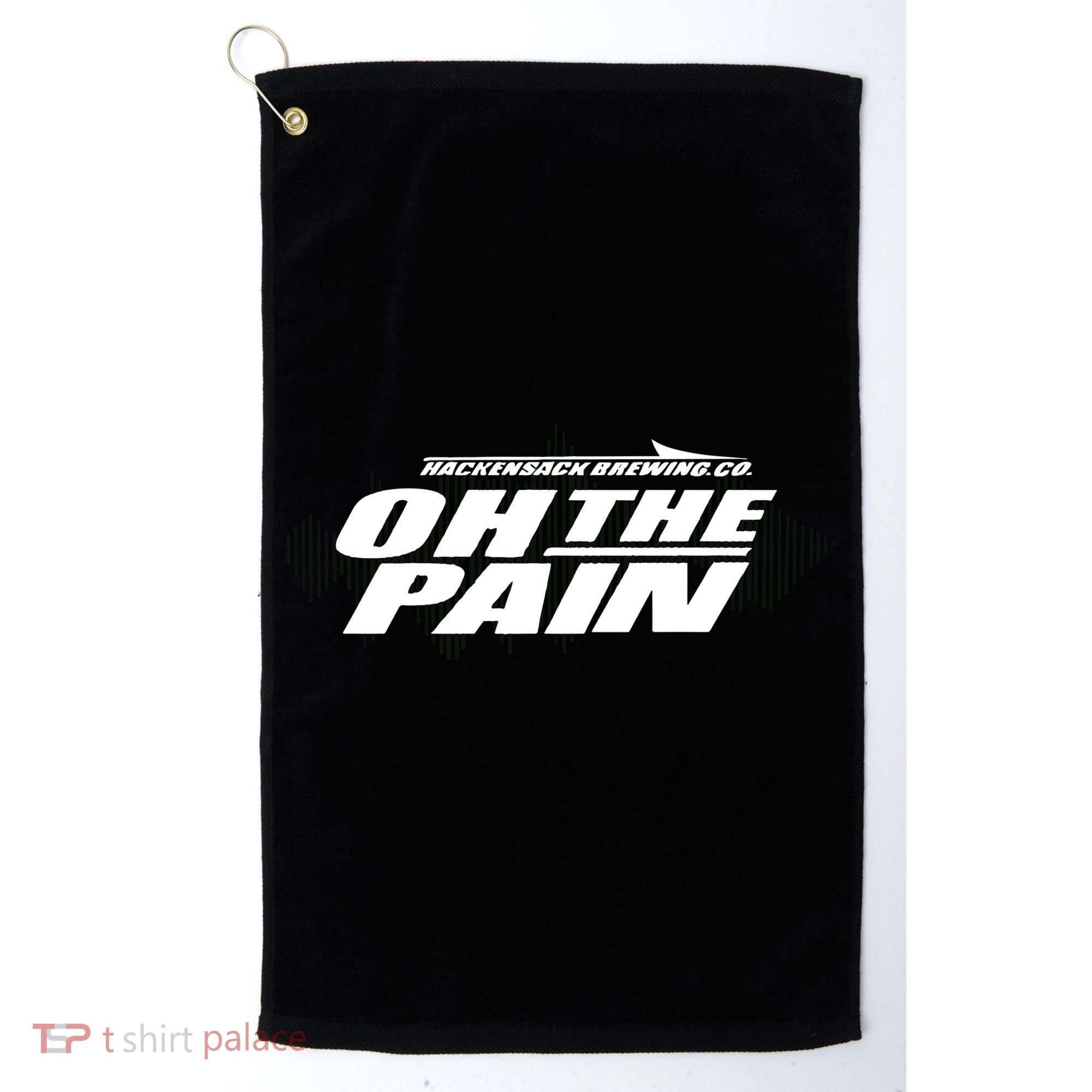 Hackensack Brewing Co Oh The Pain Golf Towel