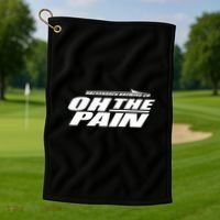Hackensack Brewing Co Oh The Pain Golf Towel thumb 1