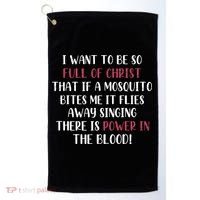 Holy Bible Christianity Faith Cross Gift Jesus Funny Prayer Great Gift Golf Towel thumb 0