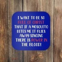 Holy Bible Christianity Faith Cross Gift Jesus Funny Prayer Great Gift Coaster thumb 0